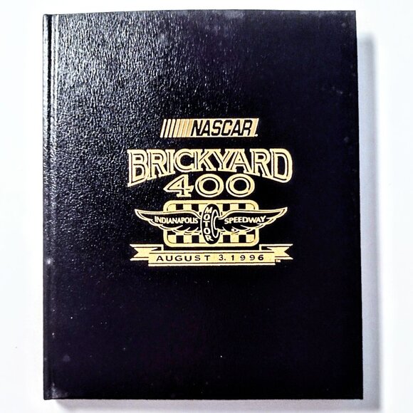 NASCAR 1996 Brickyard 400 Indy Speedway Race Commemorative Book HC/DJ + VHS Tape - Picture 5 of 16